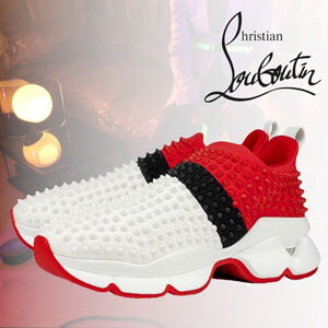 ルブタン スニーカー 偽物 Christian Louboutin Spike Sock メンズ シューズ  1200319CMA3