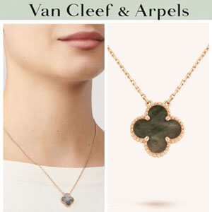 ヴァンクリーフ＆アーペル ネックレス 偽物 Van Cleef & Arpels 2020年新作*すぐ届く 豪華 ヴィンテージアルハンブラ ネックレス