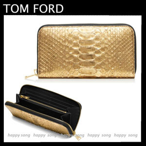 トムフォード 偽物 財布 TOM FORD◆メタリック パイソン ウォレット