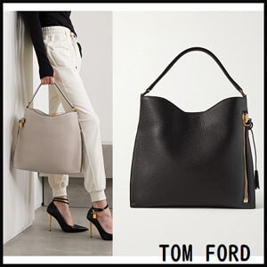 トムフォード 偽物 トートバッグ  TOM FORD Alix レザー ショルダーバッグ