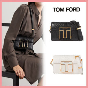 トムフォード バッグ 偽物☆TOM FORD パイソンショルダーバッグ 2color