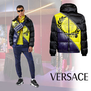 ヴェルサーチェ ダウンジャケット コピー 2020-21AW VERSACE メデューサモチーフ black