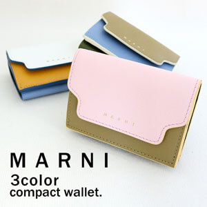 MARNI マル二 財布 コピー 三つ折り財布 ウォレット レディース PFMOW02U09-Z272Y