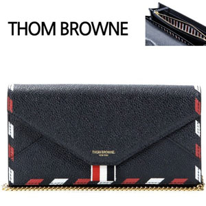 トムブラウン 財布 コピー THOM BROWNE トムブラウン ロゴ 長財布 FAP196A 05577 415