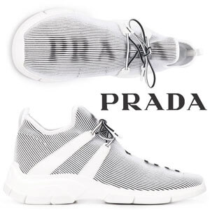 [プラダ スニーカー 偽物] PRADA ニットファブリック スニーカー4E3492 3L5H F0964