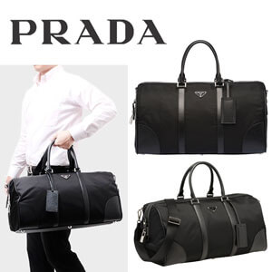 プラダ ボストンバッグ 偽物 PRADA 旅行/出張★ブラック 2VC350_064_F0002