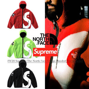 シュプリーム ノースフェイス 偽物  FW20 シュプリーム The North Face S Logo Hooded Fleece Jacket