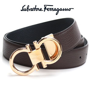 フェラガモ ベルト 偽物 Ferragamo リバーシブルベルト