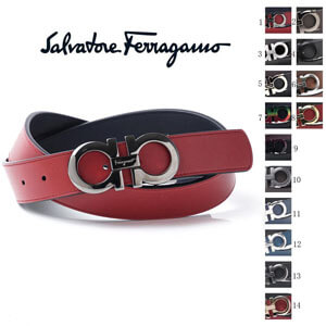 フェラガモ 偽物 ベルト Salvatore Ferragamo リバーシブル ベルト