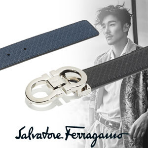 フェラガモ ベルト コピー Salvatore Ferragamo レザー ガンチーニ リバーシブルベルト