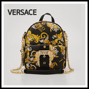 ヴェルサーチ リュック コピー Versace Jeans Couture☆バロック バックパック☆素材☆