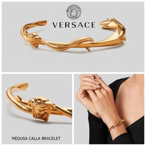 ヴェルサーチ ブレスレット 偽物 VERSACE メドゥーサ