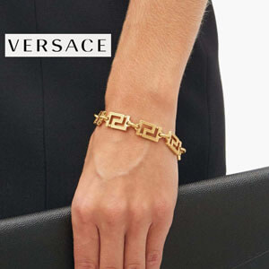 ヴェルサーチ ブレスレット コピー VERSACE グリークゴールド