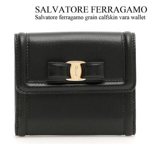 フェラガモ 財布 偽物 grain calfskin vara wallet