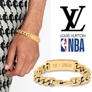 ＜ルイヴィトン NBA コラボ コピー＞チェーンリンクス 偽物 ルイヴィトン LV x NBA コレクション ブレスレット MP2858