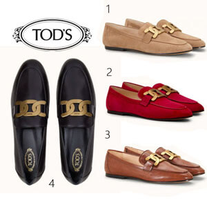 トッズ 靴 偽物 TODS☆KATE LOAFERS IN LEATHER ケイトローファー☆送料込