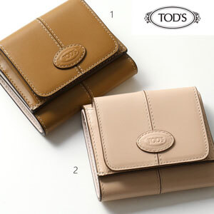 トッズ 財布 コピー TODS 三つ折り財布 XAWDBBB1000RII レザー SIZE(cm)