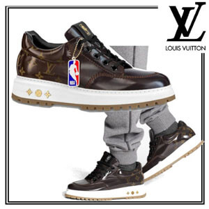 ルイヴィトン NBA コラボ コピー*新作*LV x NBA*DERBY ダービーシューズ ブラウン 1A8FU1