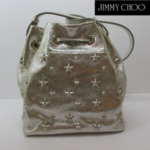 ジミーチュウ バッグ 偽物 ジミーチュウ★VIPセール★JUNO S GLITTER LEATHER BAG★即発送♪