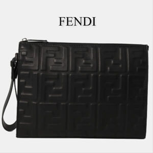 フェンディ バッグ コピー フェンディ　FF Embossed Clutch