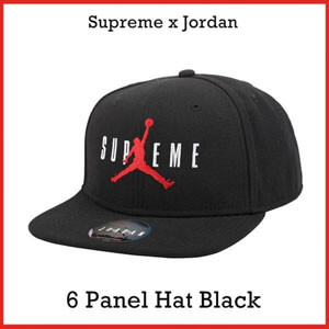 シュプリーム ニューエラ 偽物 シュプリーム キャップ コピー supreme jordan キャップ 偽物 6 Panel Hat Black fw