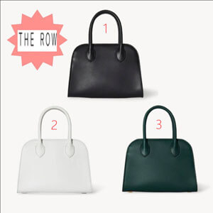 ☆THE ROW バッグ コピー Margaux 7.5 レザー バッグ