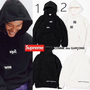 シュプリーム コムデギャルソン パーカー 偽物 シュプリーム × CDG - BOX LOGO  ボックスロゴ