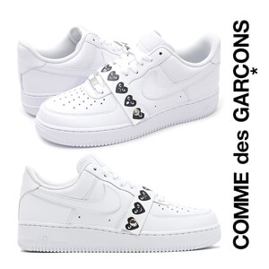 ナイキ コムデギャルソン スニーカー 偽物 入手困難！Air Force 1 Low Comme Des Garcons Emoji White