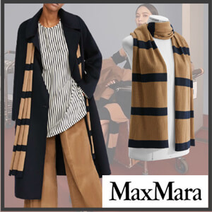 マックスマーラ マフラー コピー MAX MARA ウールスカーフ