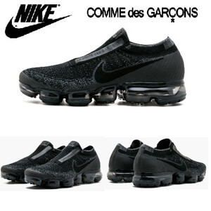 CDG Comme des Garcons X ナイキ スニーカー コピー Air Vapormax FK ブラック ナイキ コムデギャルソン スニーカー 偽物