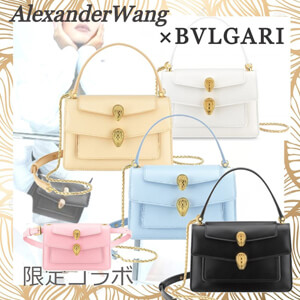 ブルガリ バッグ 偽物 ブルガリ ALEXANDER WANGコラボ商品 ベルトバッグ Pink