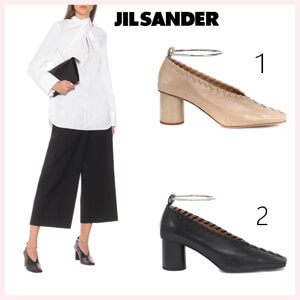 ☆JIL SANDER☆ジルサンダー 革靴 コピー NEW♪ウィップステッチ レザーパンプス