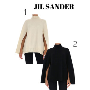 ★ジルサンダー ベスト コピー【JIL SANDER】ハイネックケープセーター