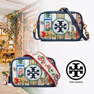 トリーバーチ バッグ 偽物 Tory Burch☆PERRY NEEDLEPOINT MINI BAG☆ミニバッグ☆送料込