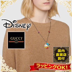 ディズニー グッチ ドナルドダック ネックレス 偽物 可愛い！DISNEYx グッチ Donald Duck