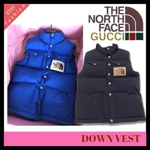 グッチ ノースフェイス 偽物 ダウンベスト コラボ入手困難!グッチ×THE NORTH FACE DOWN VEST