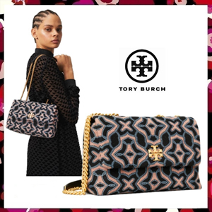 トリーバーチ バッグ 偽物 新作 Tory Burch キラ ジャガード スモール ショルダー小