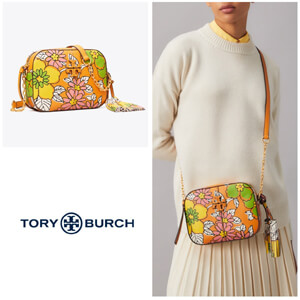 【Tory Burch】トリーバーチ バッグ コピー マックグロー プリント カメラバッグ 要在庫確認