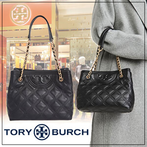 【Tory Burch】トリーバーチ バッグ 偽物 フレミング ソフト スモール トートバッグ