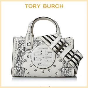 Tory Burch トリーバーチ バッグ コピー☆ELLA PRINTED LEATHER MICRO TOTE