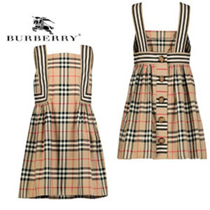 バーバリー 偽物 ダウン キッズ ★大人も着れる★　BURBERRY　KIDS　ワンピース　送料関税込み