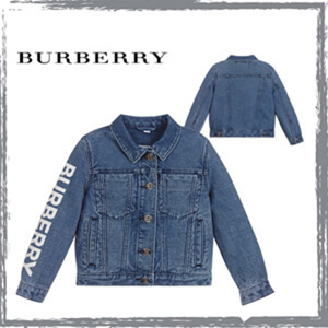 【大人もOK】burberryバーバリー 偽物 ダウン キッズ ボーイズ　デニム ジャケット