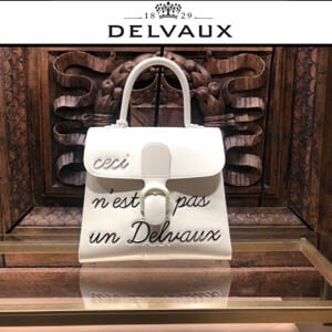 デルボー バッグ 偽物【DELVAUX】新色!!"Ceci n’est pas un DELVAUX"ハンドバッグ