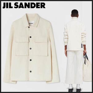 ジルサンダー ロゴ 偽物 21SS JIL SANDER+ アウターシャツ JPPS600205-WS241900-280 欲しい♡超限定♪