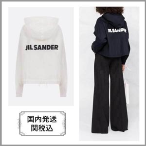 ジルサンダー ​パーカー 偽物★関税込★ Jil Sander 新作 ロゴ ブルゾン■