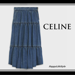 セリーヌ 偽物◇プレーリー Long Skirt◇ スカート/デニム お気に入り♪