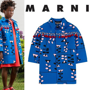 MARNI★マルニ キッズ 偽物 大人OK・コットン・コート (12・14Y)2019SS