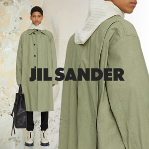 ジルサンダー コート コピー【人気】JIL SANDER コットン製シングルブレストコート JSMS430301-MS243600