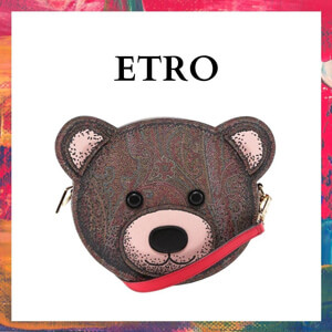 【ETRO】エトロ スボディバッグ 偽物 トイズペイズリーベアークロスボディバッグ