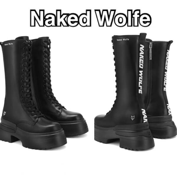 ネイキッドウルフ 偽物＊NAKED WOLFE ブーツ マーキュリー＊レザーブーツ＊見分け方